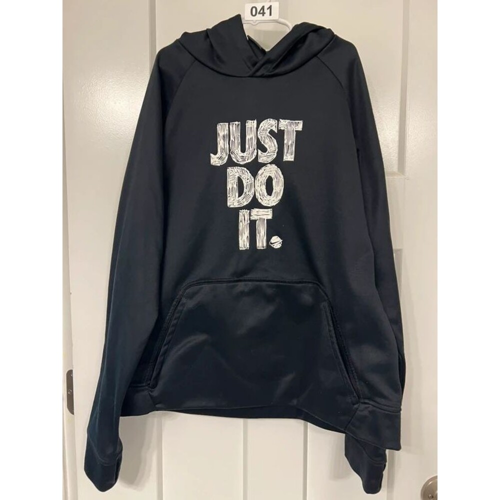 Nike Just Do It Black Hoodie – XL kids